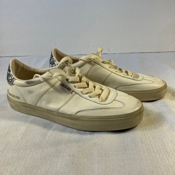 NIB! Golden Goose Limited Edition Soul Star Glitter Heel Sneakers, Size 40 - Picture 6 of 14